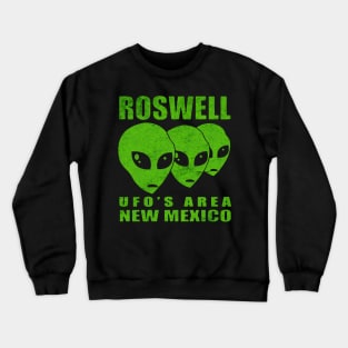 UFO Roswell Green Crewneck Sweatshirt